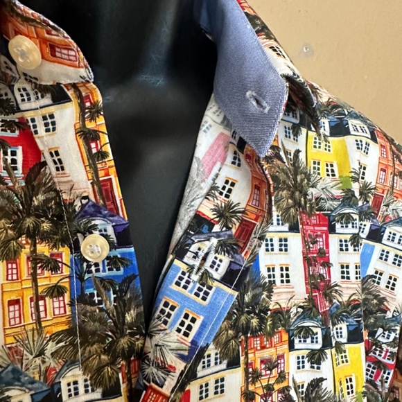 Xoos Contrast Long Sleeve Shirt Brand size 3 22" armpit to armpit seams - Picture 2 of 5